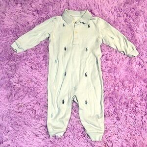 Never worn Ralph Lauren onesie